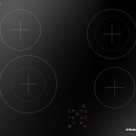 Plita electrica Hansa, vitroceramica, 60 cm, negru