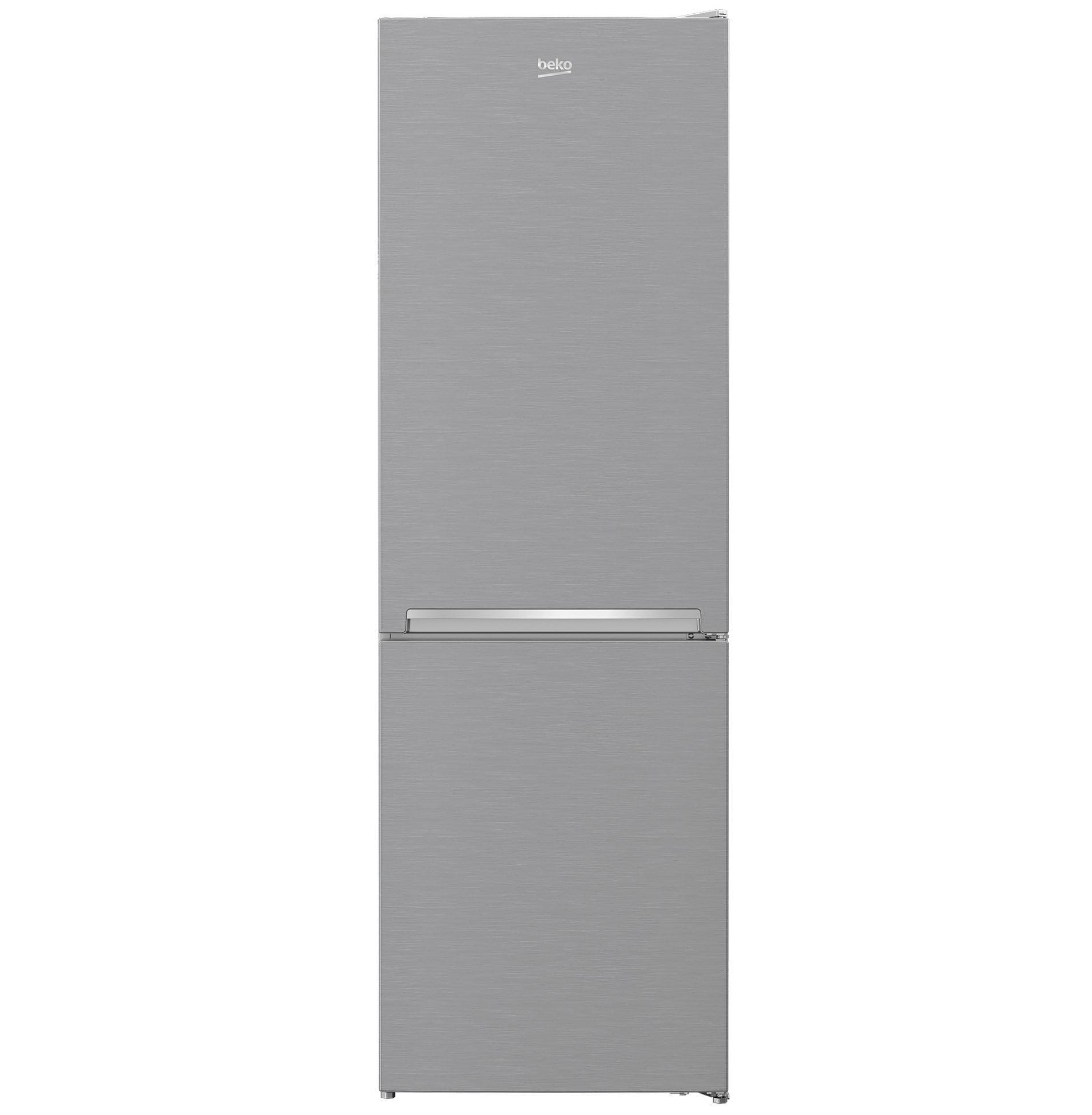 combina_frigorifica_beko_rcsa366k40xbn_1 Combina frigorifca Beko, 343l net, Clasa E, iluminare LED, rafturi din sticla, a - imagine 1