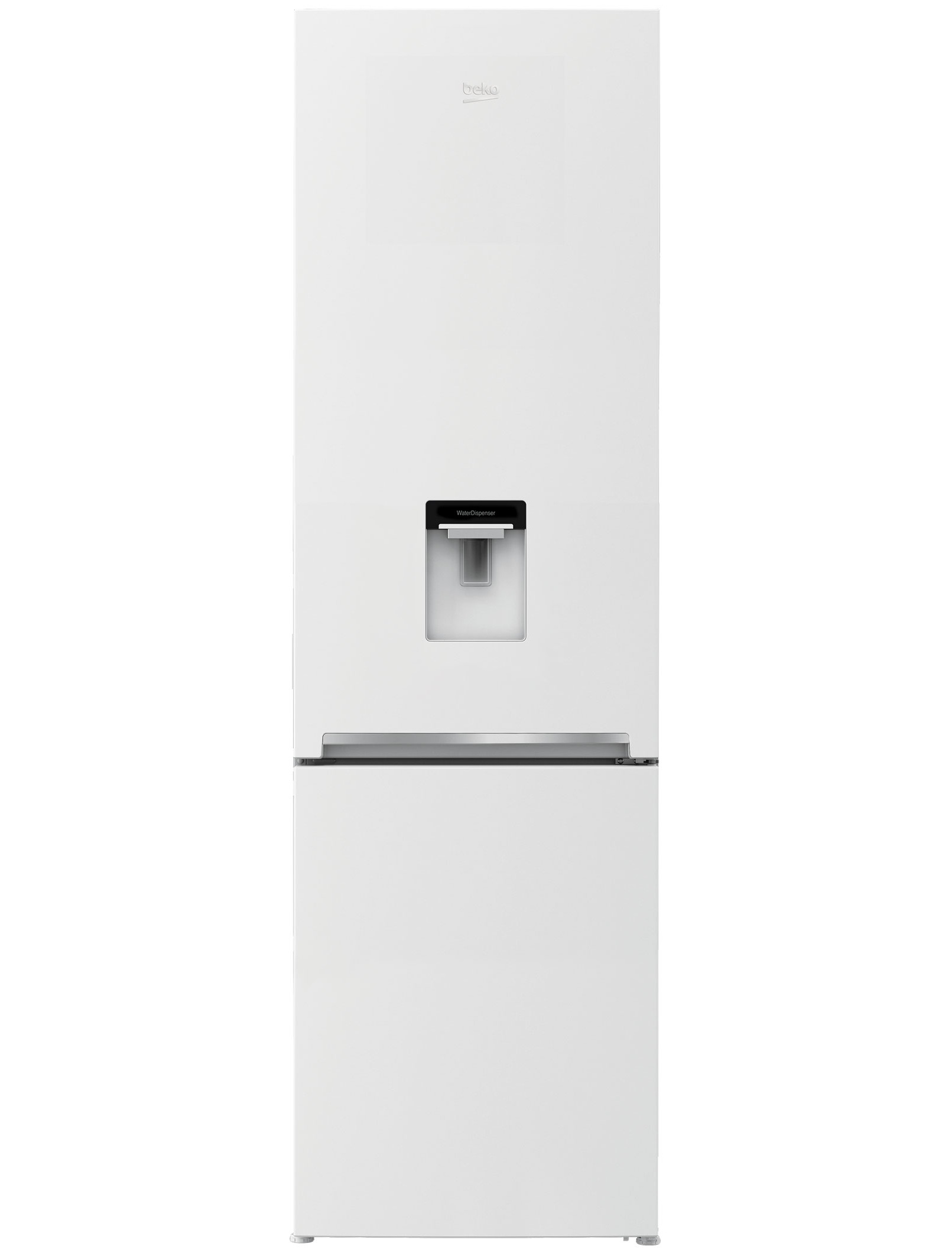 combina_frigorifica_beko_rcsa406k40dwn_1 Combina frigorifica Beko, 386l net, Clasa E, dozator apa, H 202, alb - imagine 1