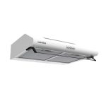 Hota clasica, 60 cm, 1 motor, 2 filtre aluminiu, lampa led, 400m3, alb