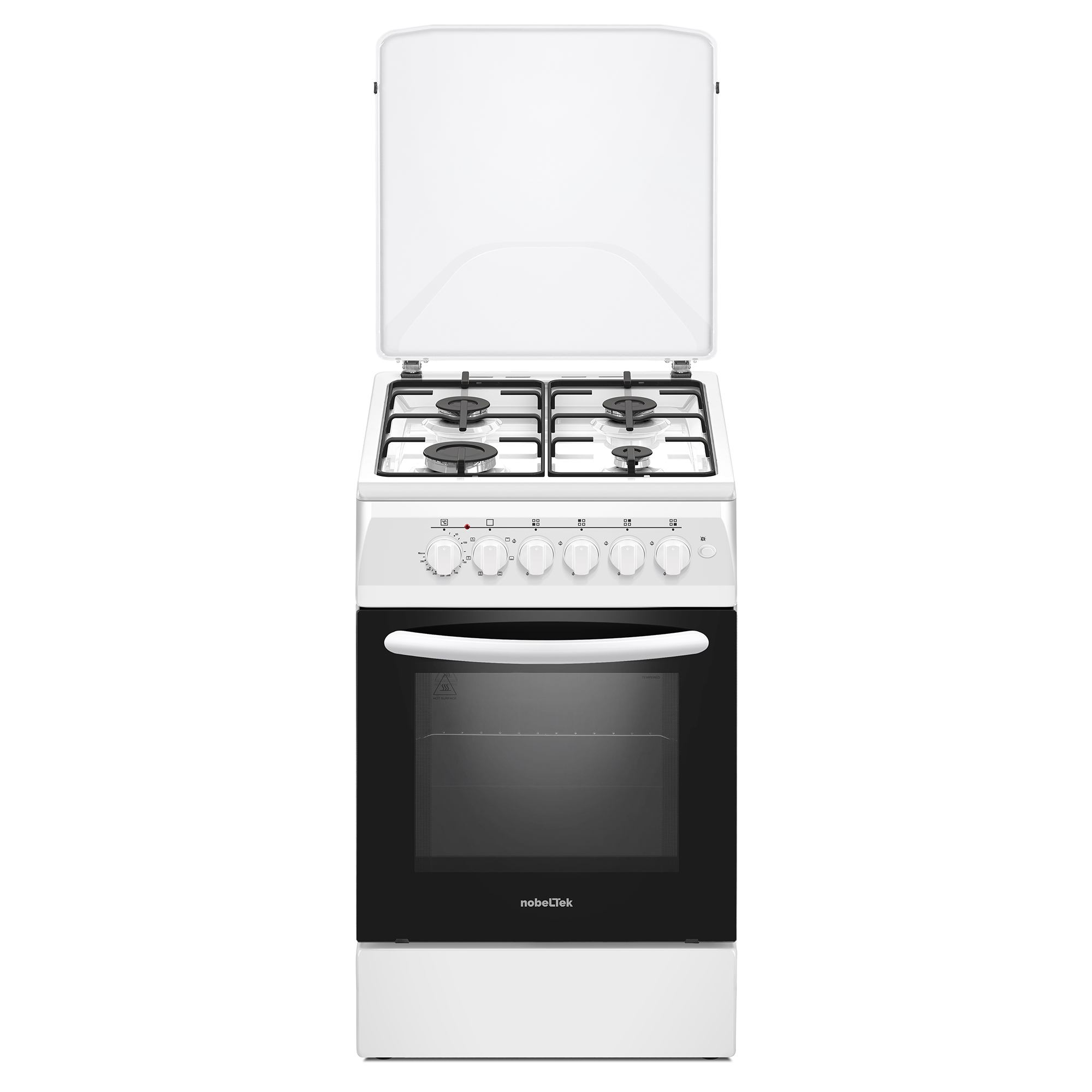 nlt_5604ae1_1.jpg Aragaz Nobeltek, 50x60, plita gaz si cuptor electric, ventilator, aprindere elec - imagine 1