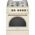 Aragaz rustic Nobeltek, 60x60, plita gaz, cuptor electric, aprindere electrica,