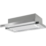 Hota telescopica Hansa, 60 cm, 2 motoare, 429 m3/h, 3 viteze, iesire 120 mm