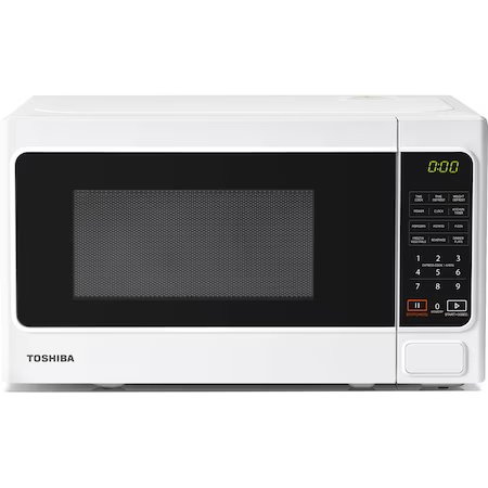 mm-em20pwh_1.jpg Cuptor microunde Toshiba MM-EM20PWH, 20 L, 800 W, Control Digital, Timer, Afisare ceas, iluminare LED, Functie blocare copii, Alb - imagine 1