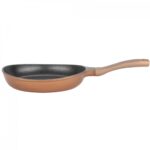 Tigaie Neoklein FP28, diametru 28 cm, aluminiu turnat, invelis anti-aderent, Auriu