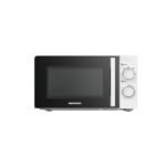Cuptor cu microunde Daewoo KOR-6M20W, control mecanic, 20 litri, putere 700 W, 5 niveluri de putere, farfurie interioara de 24,5 cm, Alb