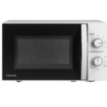 Cuptor cu microunde Toshiba MWP-MM20PWH, 20 L, 700 W, Timer, Control mecanic, Iluminare LED, Alb