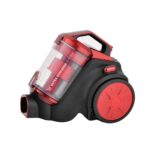 Aspirator fara sac Daewoo RCC-120R-1, 800 W, recipient colectare praf 1.5 litri, putere aspirare 140 W, aspiratie ciclonica, Rosu
