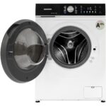 Masina de spalat rufe Daewoo DWD-CS6100,SLIM,motor Inverter,programe curatare intensa si igenizare cu abur ,ecran tactil cu iconite color,6 kg , 1400 rpm, clasa energetica A-10%,dimensiune (59.5 x 41 x 85 cm), culoare Alb - imagine 2