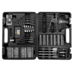 Set 201 bits si accesorii masina de infiletat CAT DA01903, carcasa plastic