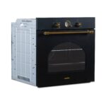 Cuptor incorporabil NobelTek NBIO-9750RANT, design rustic, Antracit