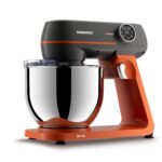 Mixer cu bol Daewoo DHM1000, motor DC, 1000 W, 10 trepte de viteza, bol inox 7 L, angrenaj metalic, display LED, tel, carlig framantare, palete amestecare
