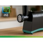 Masina de tocat carne nobeLTek NMG1000, 1000 W, 1 kg/minut, 3 discuri de taiere, accesorii suc de rosii si carnati, lama inox, functie reverse, Negru